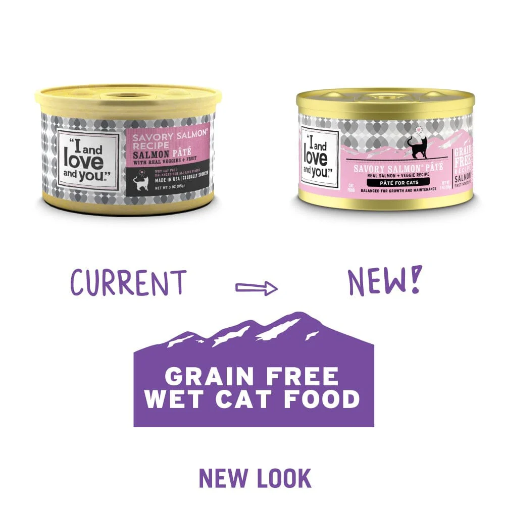 I And Love And You Grain Free Savory Salmon Pate Canned Cat Food - Image 6