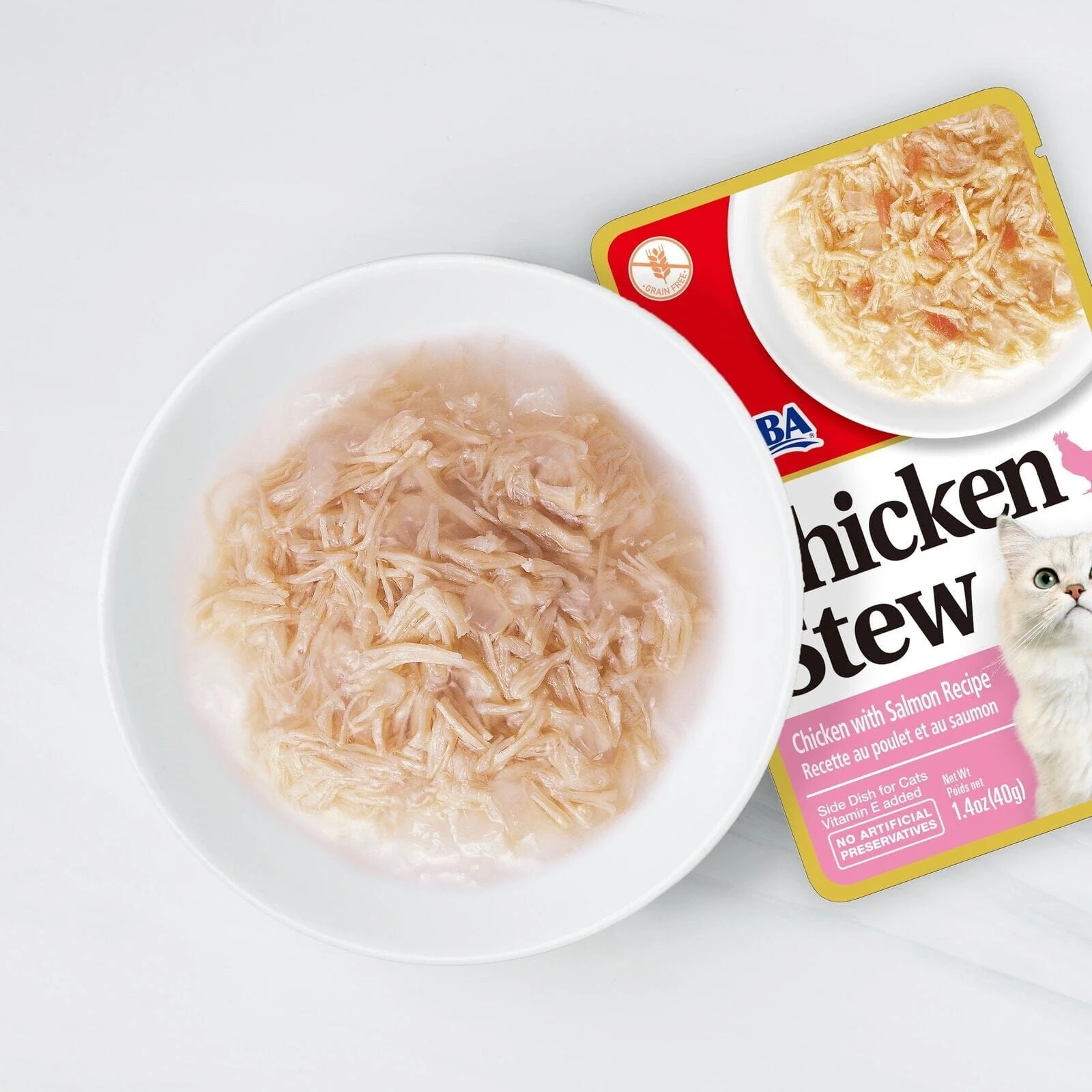 Inaba Chicken Stew with Chicken and Cheese Wet Cat Food or Topper Pouch - 1.4 Oz - 8 Pack - Image 3