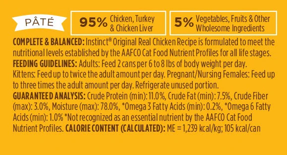 Instinct Grain-Free Chicken Formula Canned Cat Food - Image 2