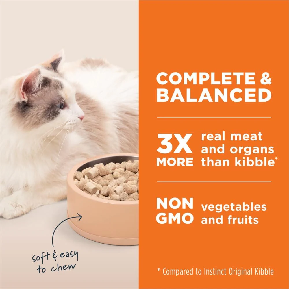 Instinct Grain-Free Chicken Freeze-Dried Raw Cat Food - 9.5 Oz - Image 4