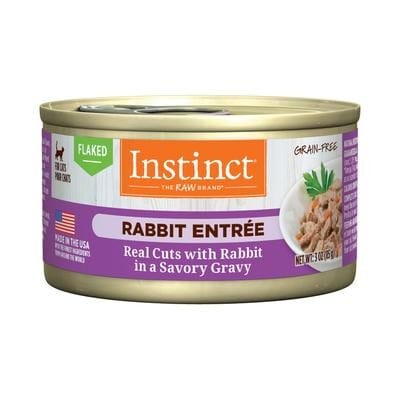 Instinct Grain-Free Flaked Rabbit Entree in Gravy Wet Canned Cat Food