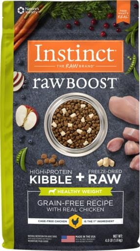 Instinct Grain-Free Healthy Weight Chicken Dry Dog Food - 4 Lbs