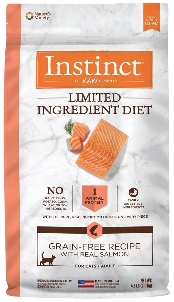 Instinct Limited Ingredient Diet Grain-Free Salmon Dry Cat Food - 4.5 Lbs