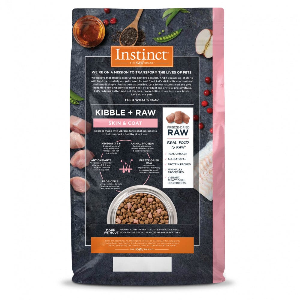 Instinct Raw Boost Grain Free Skin & Coat Health Recipe with Real Chicken Dry Dog Food - Image 2
