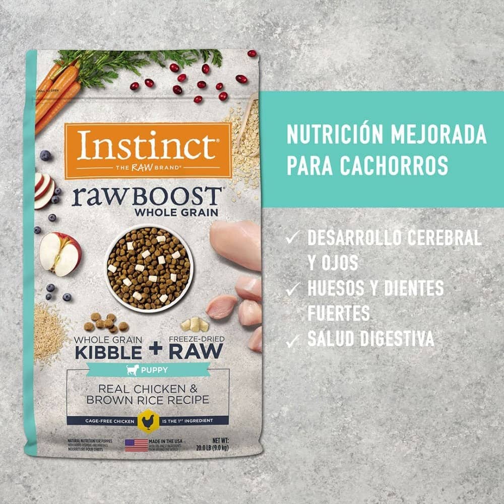 Instinct Raw Boost with Whole Grain Chicken and Brown Rice Puppy Dry Dog Food - 4.5 Lbs - Image 5