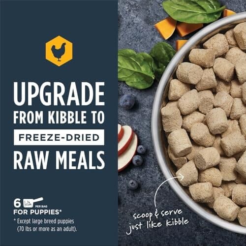 Instinct Raw Meals Chicken Puppy Formula Freeze-Dried Dog Food - Image 5