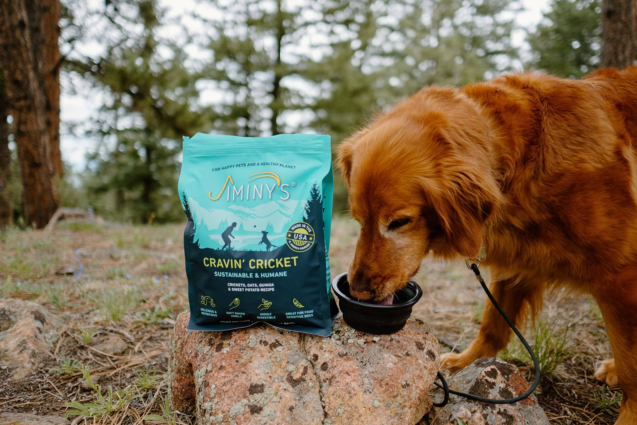 Jiminy's Cricket Crave with Oats Quinoa and Sweet Potato Adult Dry Dog Food - 3.5 Lbs - Image 5