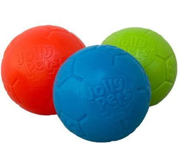 Jolly Pets Soccer Ball Puncture-Proof Chew and Fetch Floating Dog Toy - Image 2