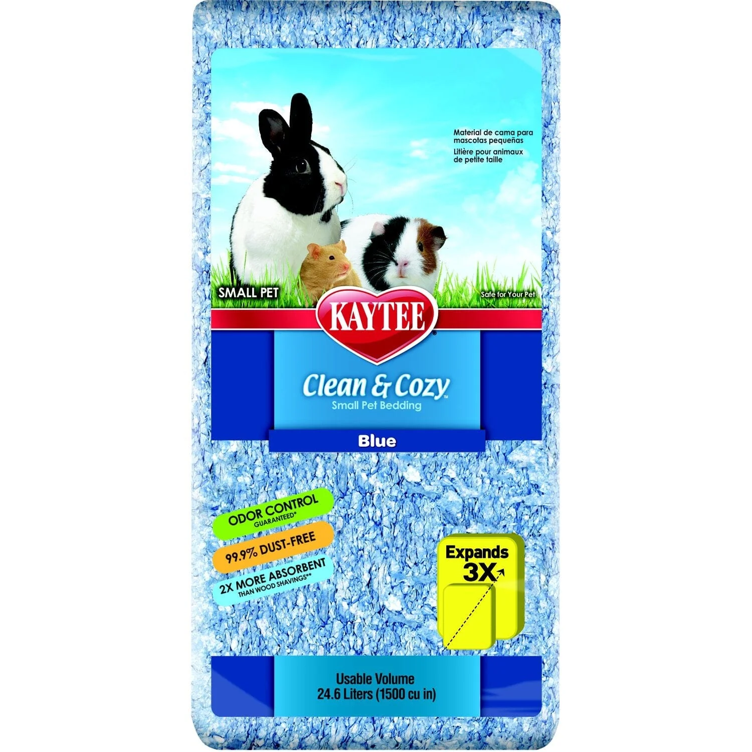 Kaytee Clean & Cozy White Gaylord Blue - 24.6 l