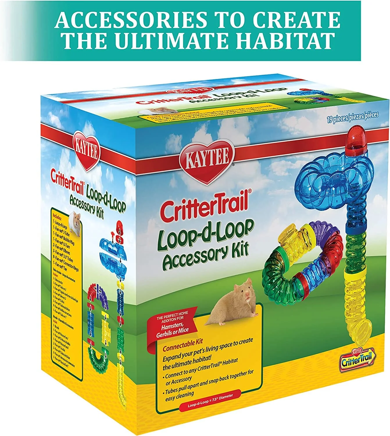 Kaytee CritterTrail Loop-D-Loop Accessory Kit - Image 2