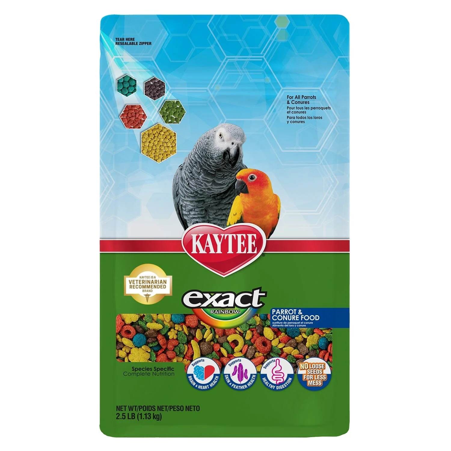 Kaytee Exact Rainbow Parrot & Conure - 2.5 lb