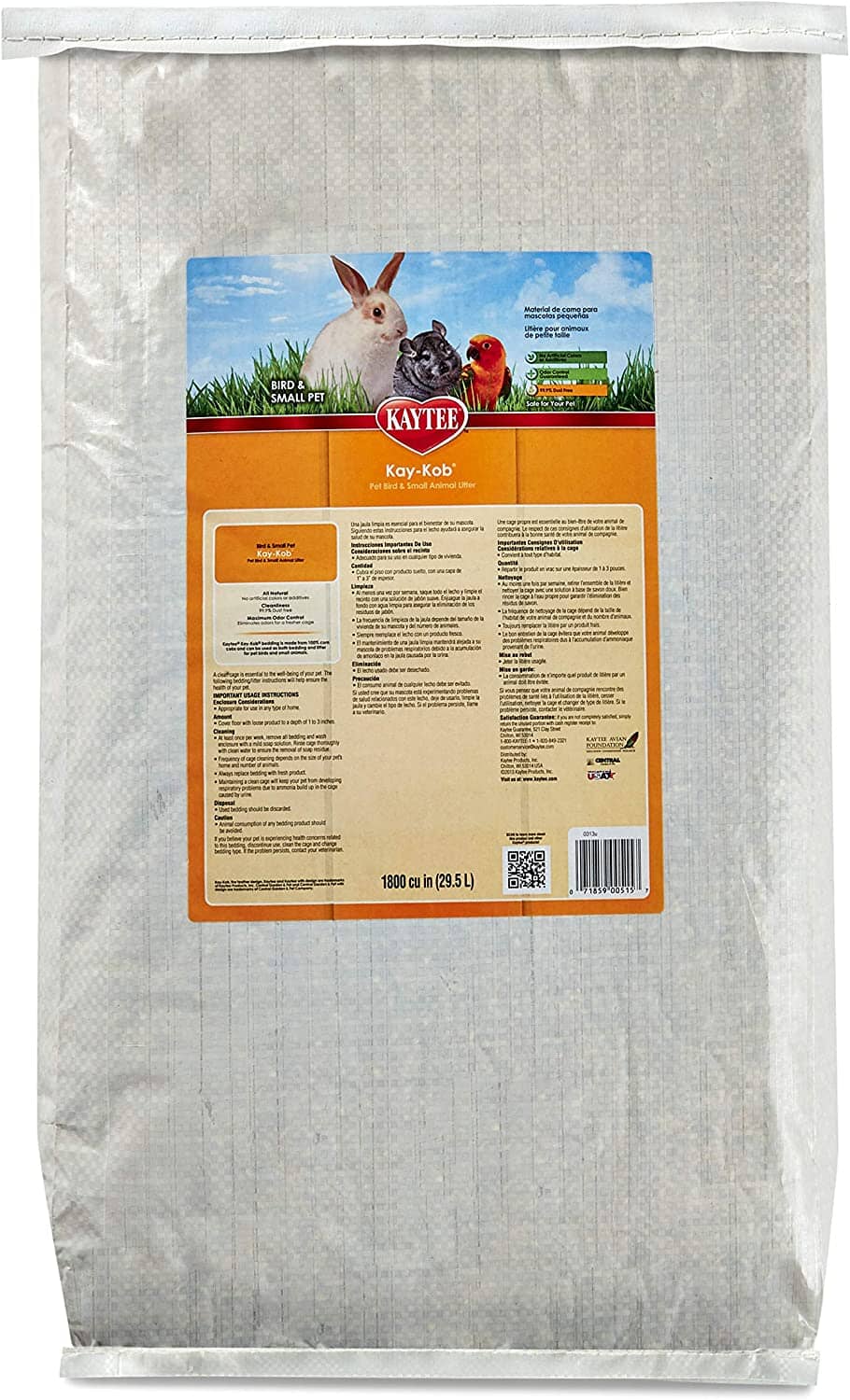 Kaytee Kay-Kob Bedding - 1 cu ft