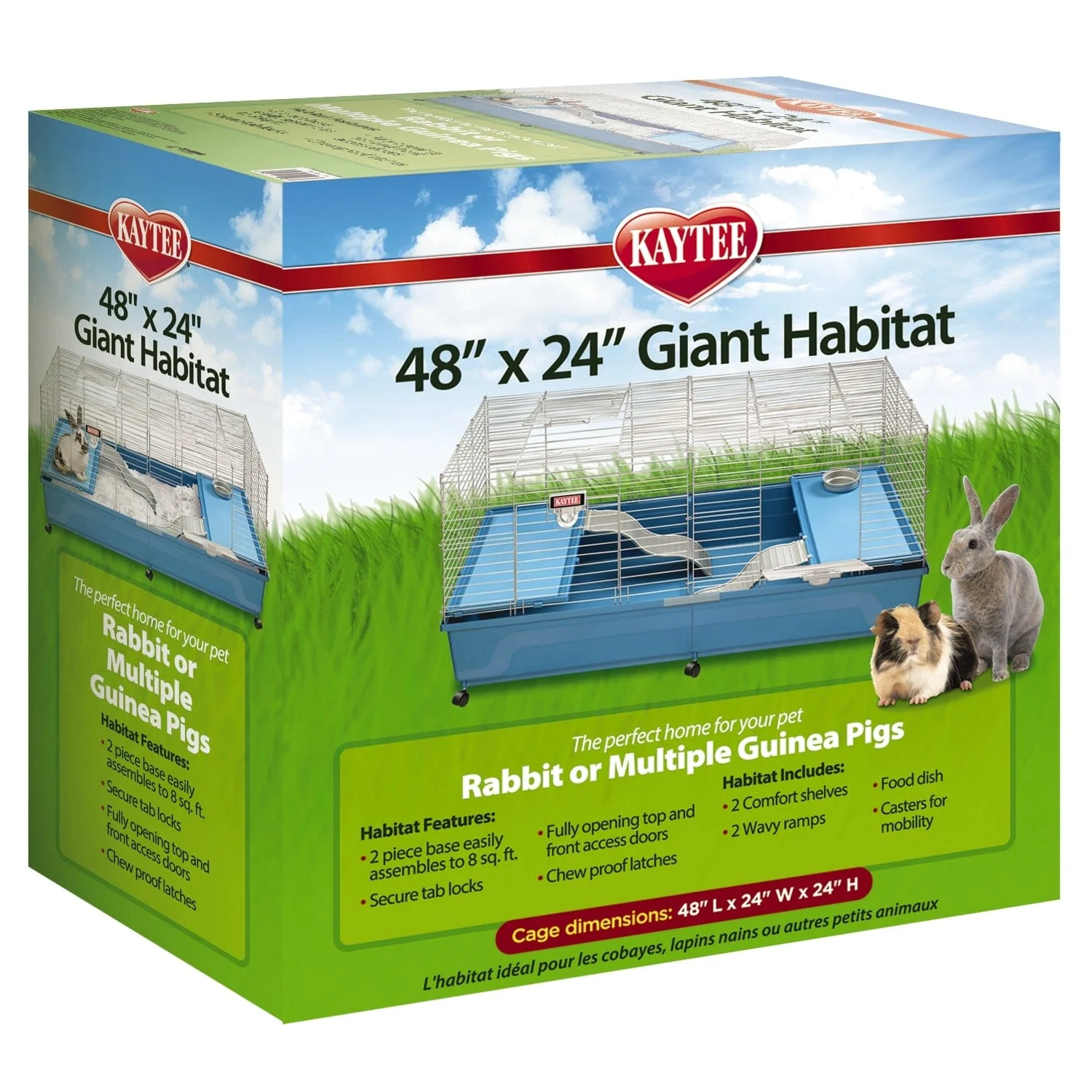 Kaytee My First Home 2 piece Giant Habitat - 48 X 24