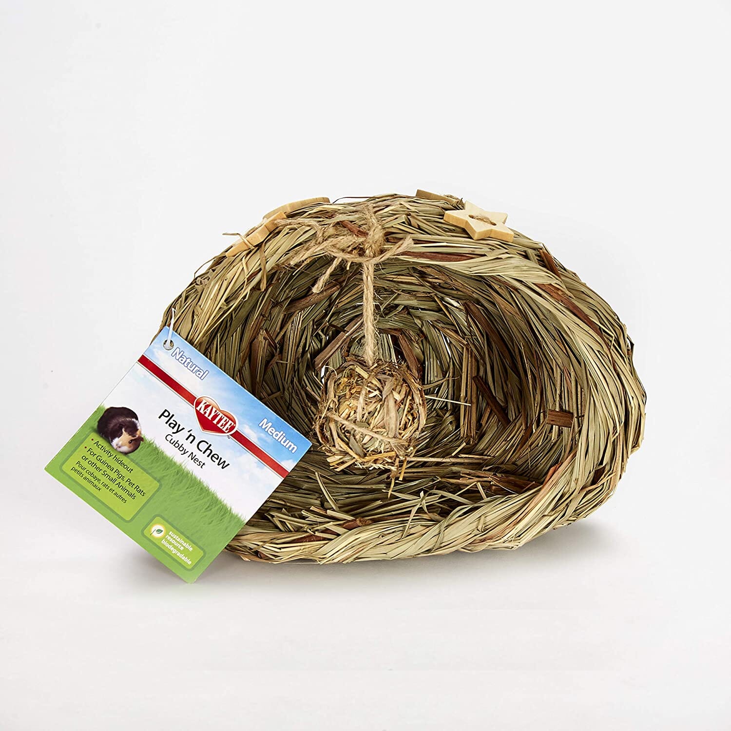 Kaytee Play 'n Chew Cubby Nest Brown - Medium