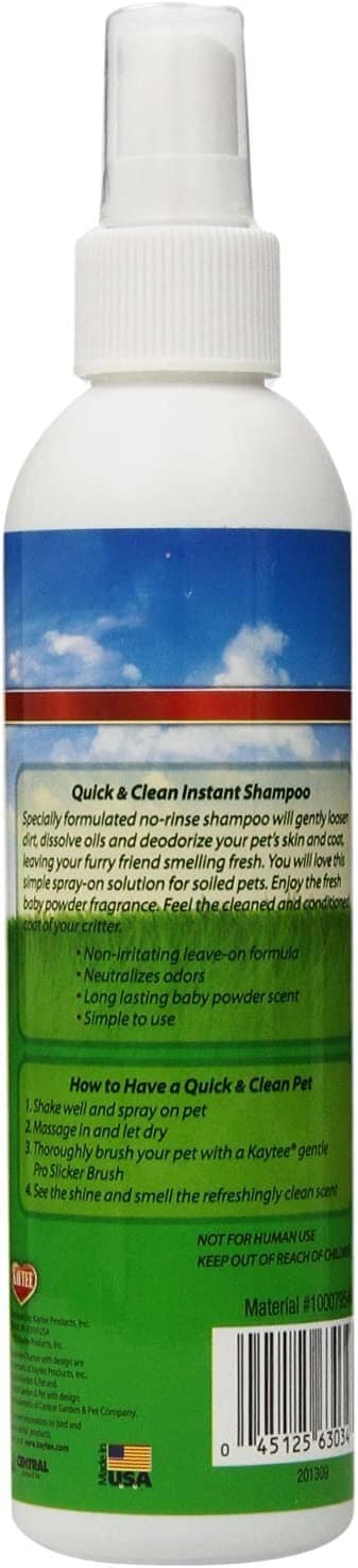 Kaytee Quick & Clean Critter Dry Shampoo - 8 Oz - Image 2
