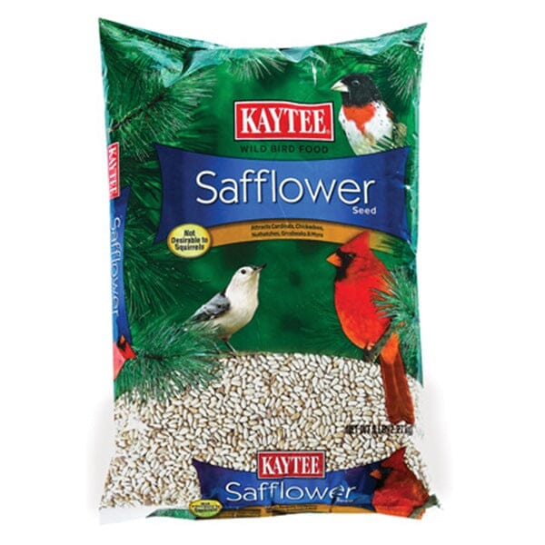 Kaytee Safflower Seed High-Oil Content Wild Bird Food - 5 Lbs