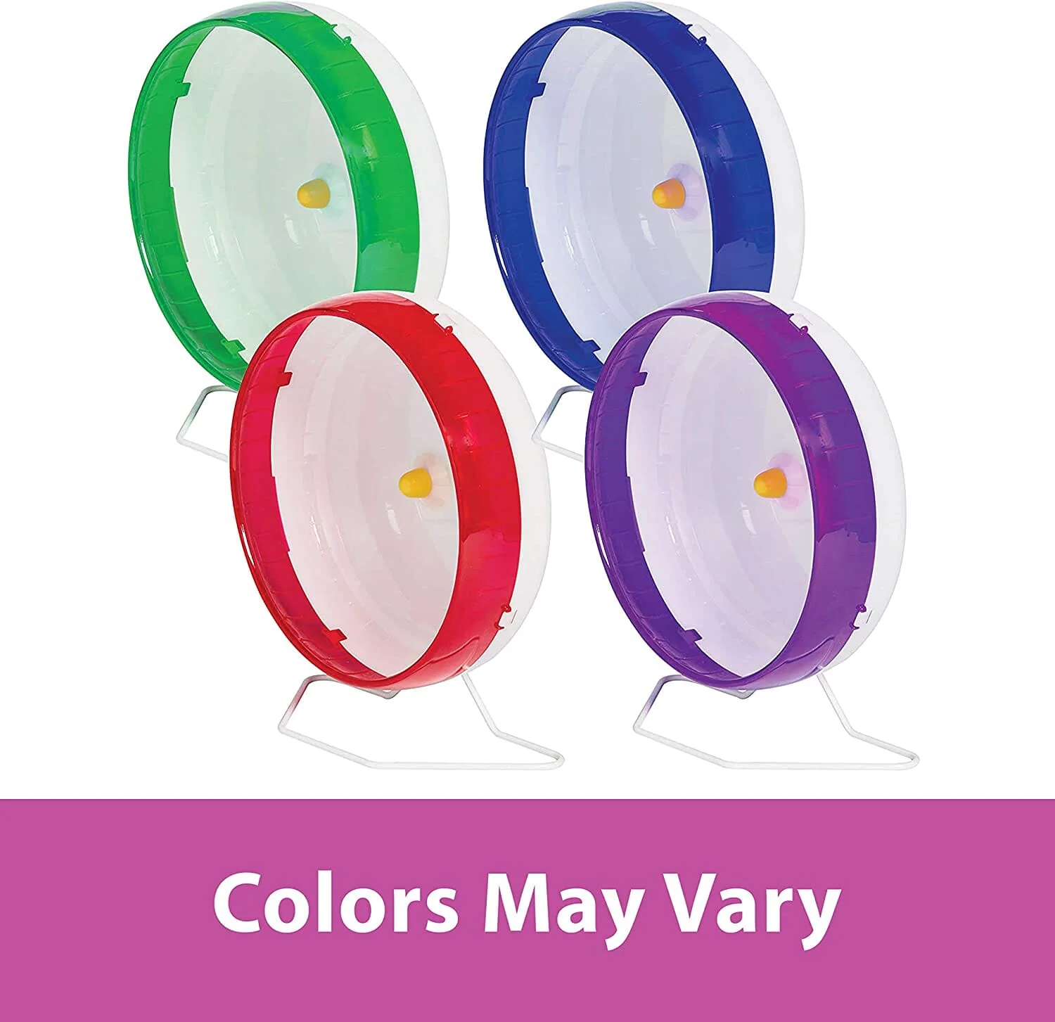Kaytee Silent Spinner Wheel Clear - 4.5 in - Image 3