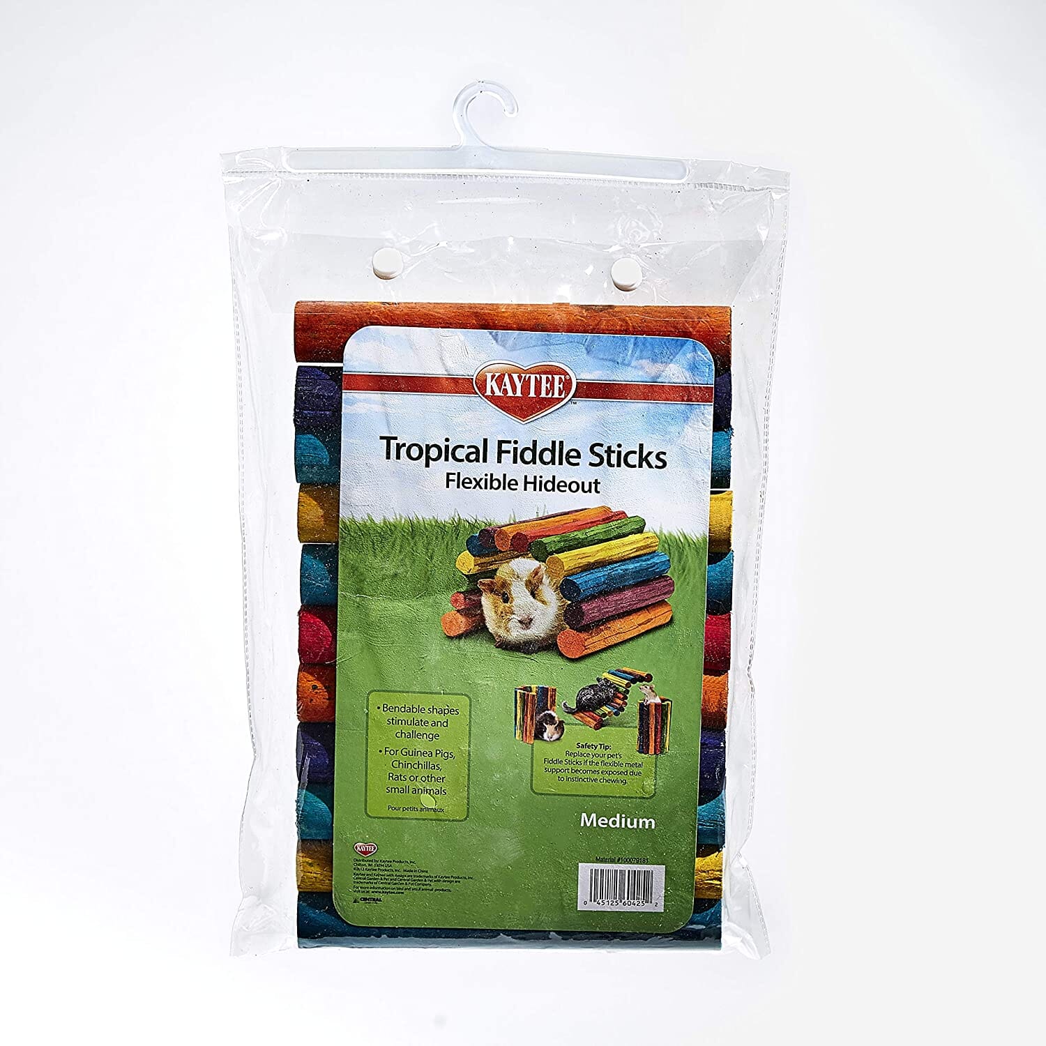 Kaytee Tropical Fiddle Sticks Hideout Assorted - Medium