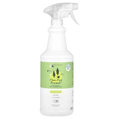 KIN + KIND Protection and Prevention Lemongrass Scented Flea and Tick Cat and Dog Spray