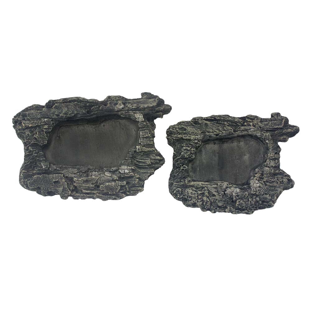 Komodo Habitat Rock Bowl - Black/Tan - Medium
