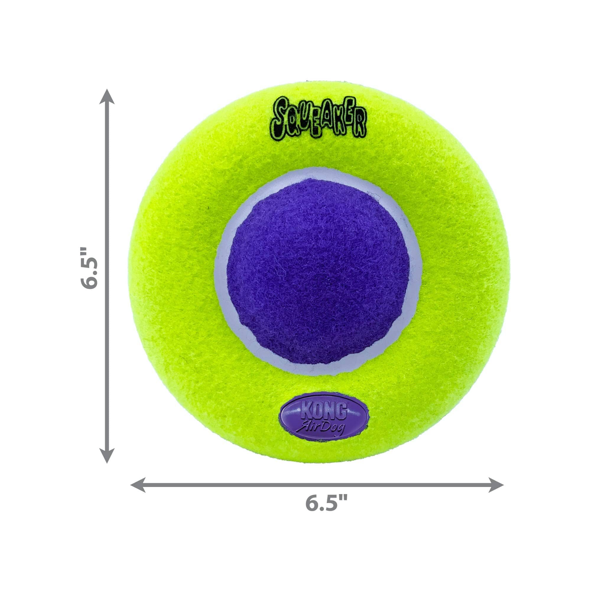 Kong AirDog Squeaky Saucer Felt Fetch Dog Toy - Medium/Large - Image 2