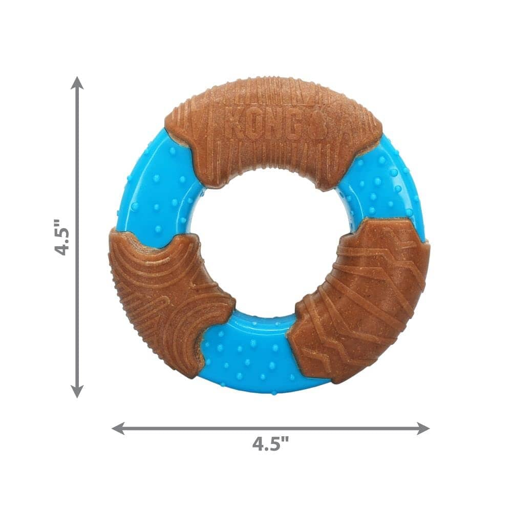 Kong Bamboo Rockerz Ring Dog Toy - X-Small/Small - Image 4
