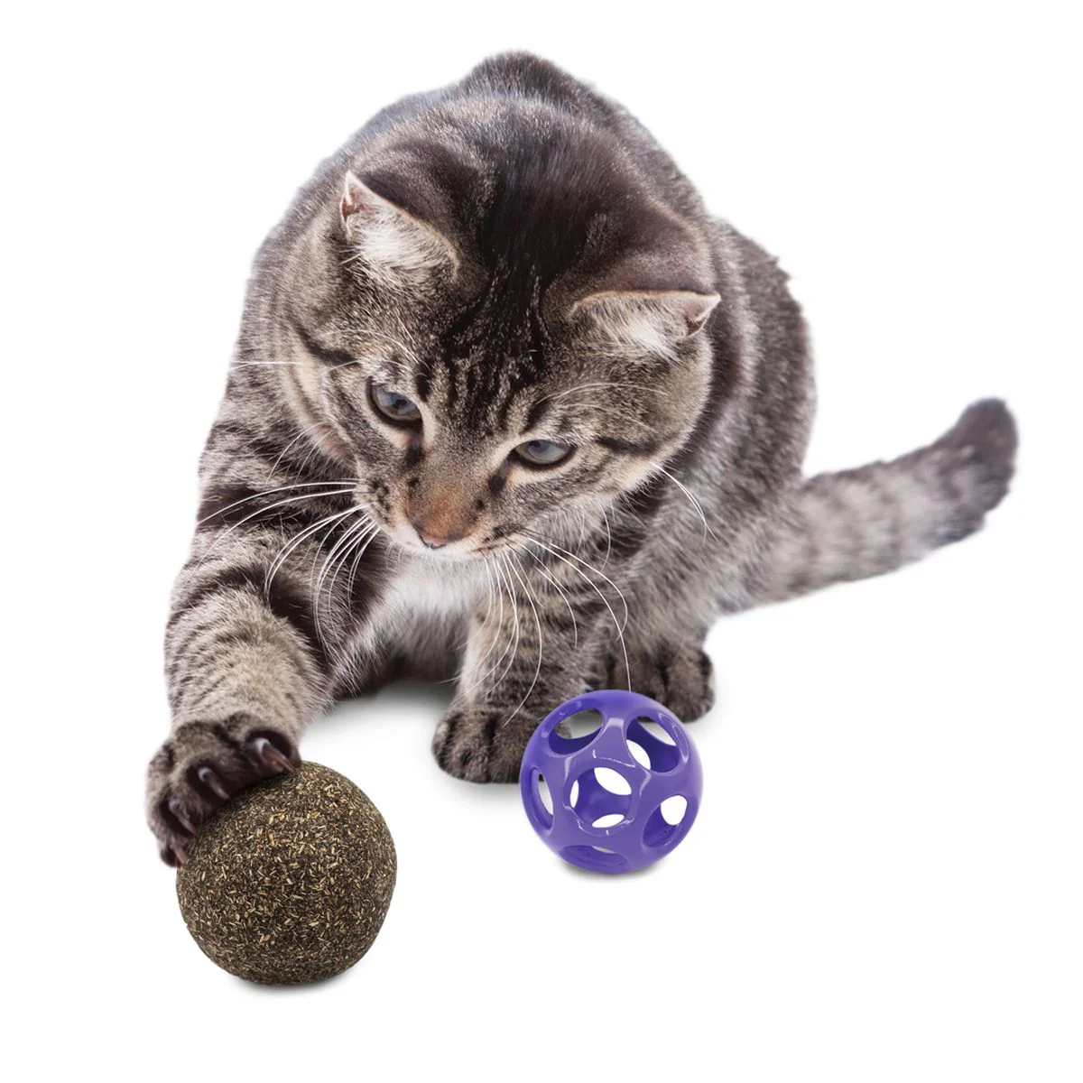 Kong Blissy Moon 2-in-1 Rubber and Catnip Ball Cat Toy - Small - Image 3