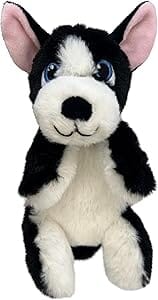 Kong Comfort Pups Boss Low-Stuffing Crinkle and Squeak Plush Dog Toy - Small