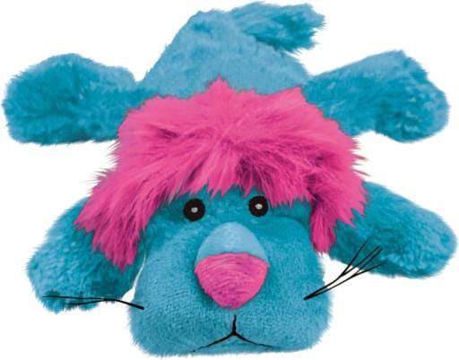 Kong Cozie King the Purple Haired Lion Plush Dog Toy - Blue - Small - Image 2