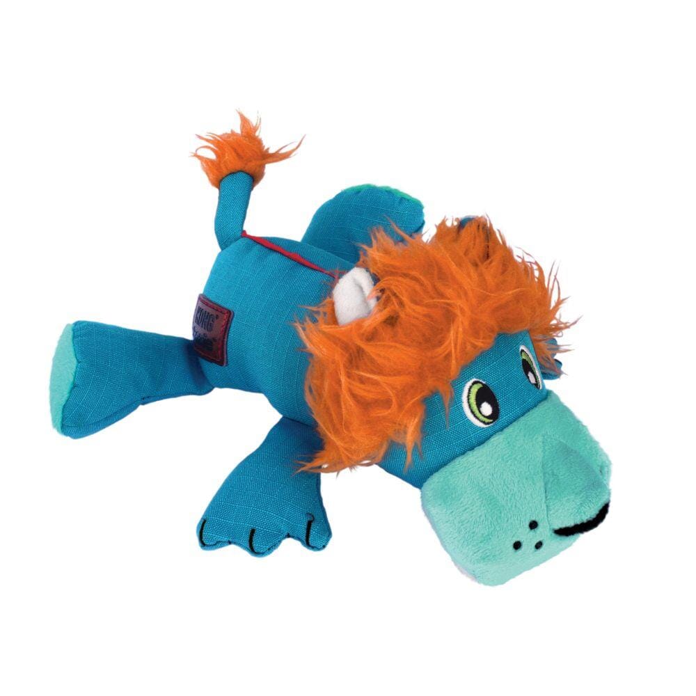 Kong Cozie Ultra Lucky Lion Squeaker Plush Dog Toy - Medium - Image 2