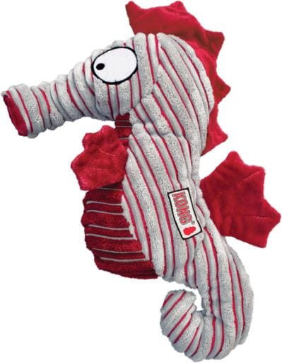 Kong Cuteseas Seahorse Squeak and Plush Dog Toy - Medium - Image 2