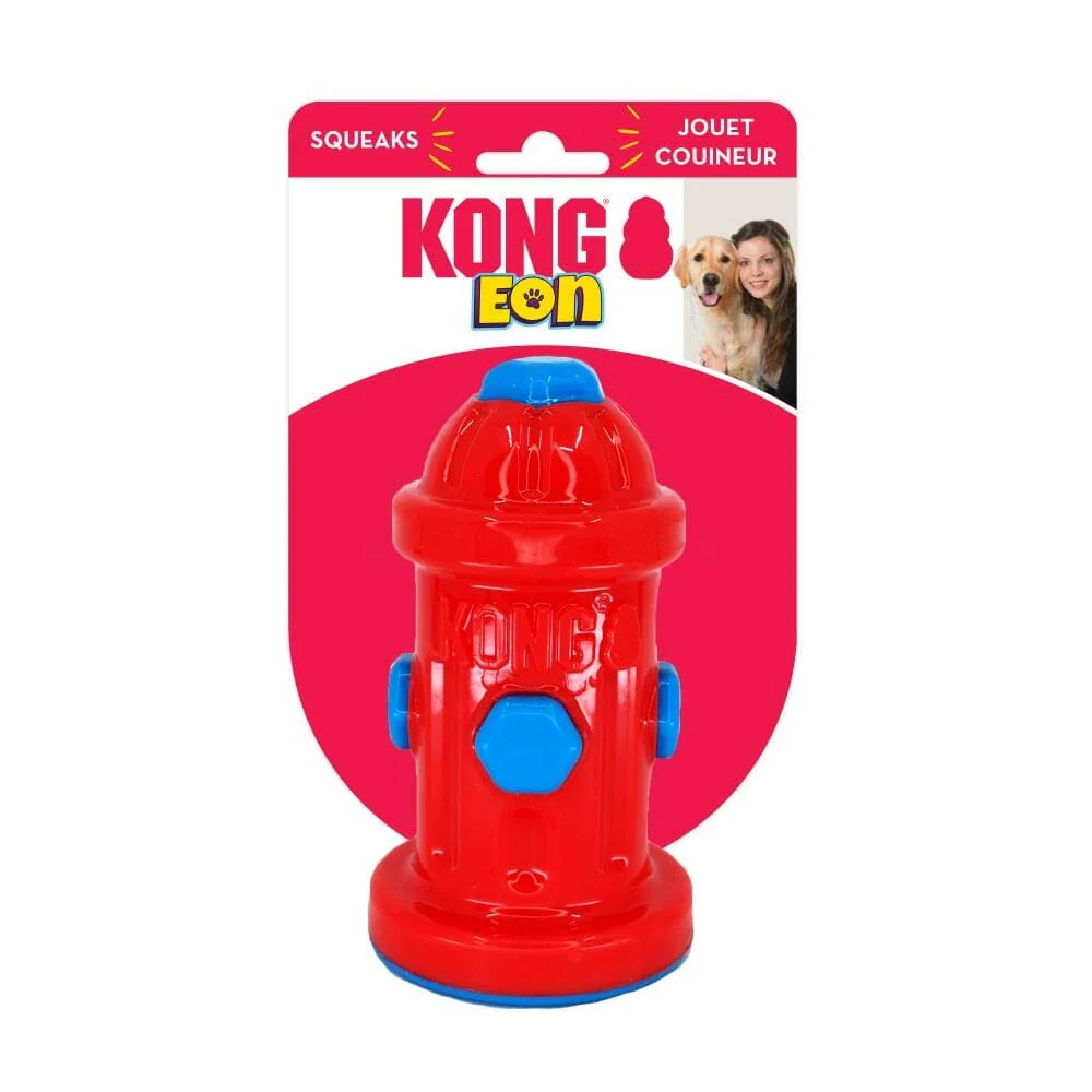 Kong Eon Fire Hydrant Dog Toy - Red - Large