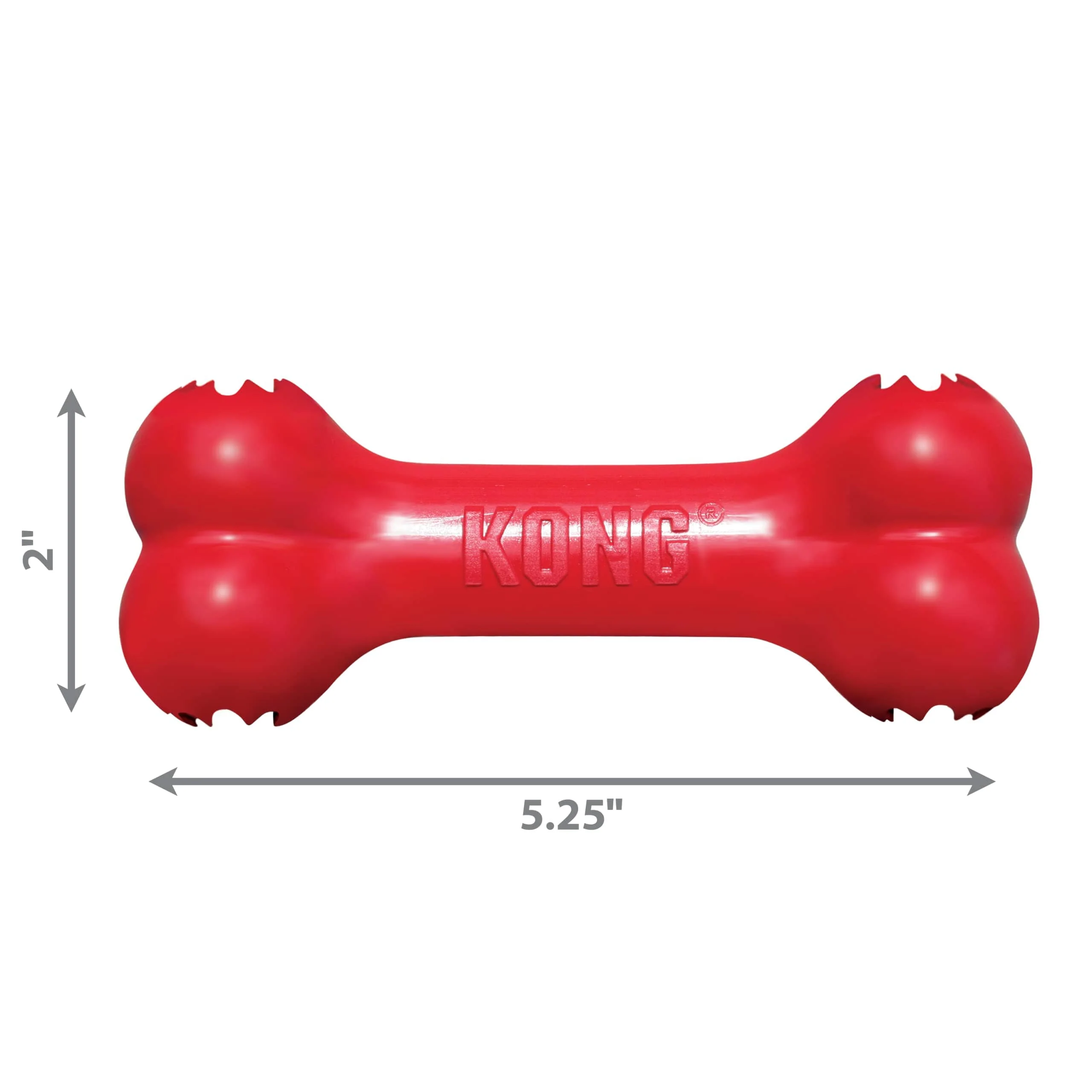 Kong Goodie Bone Treat Dispensing Durable Rubber Dog Toy - Medium - Image 5
