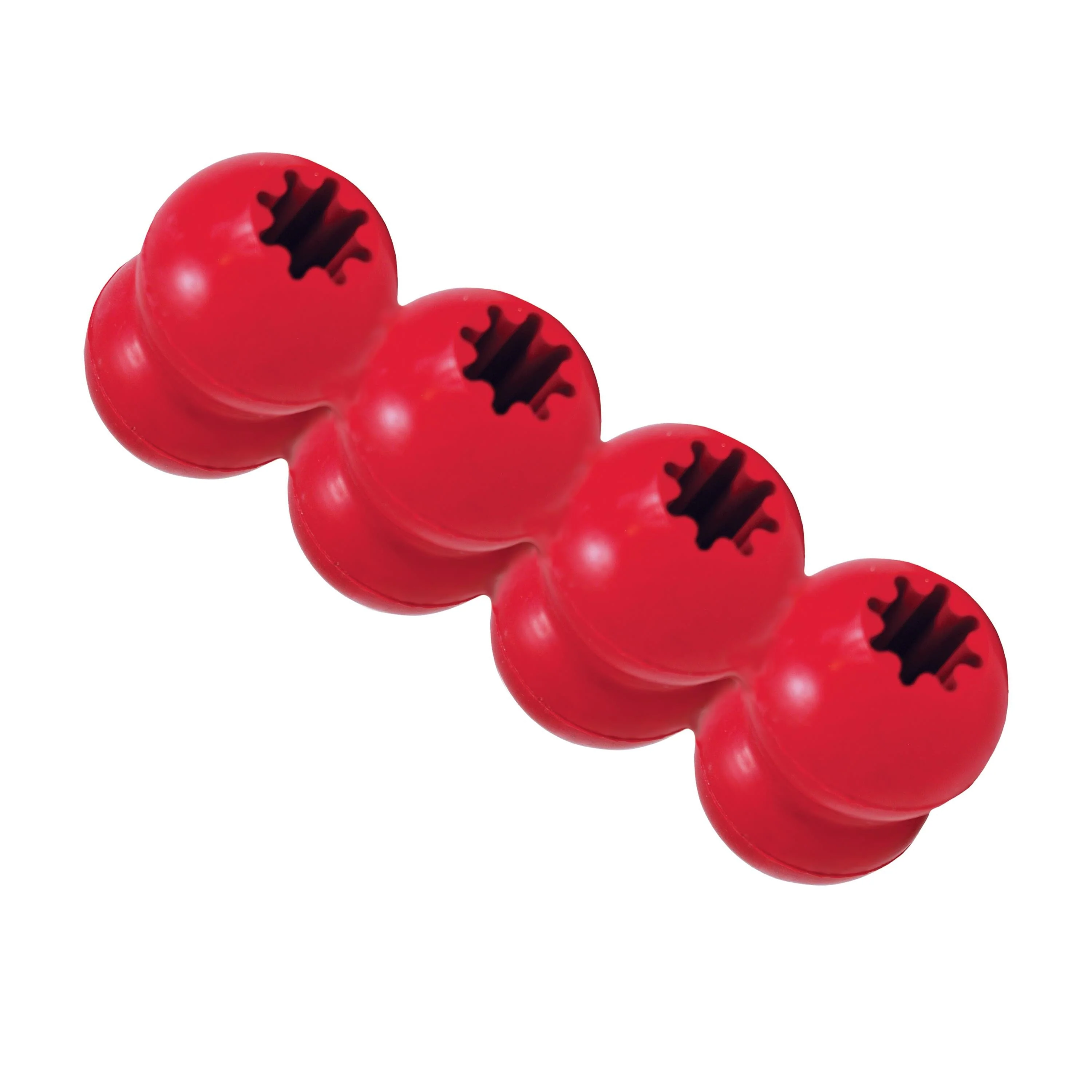 Kong Goodie Ribbon Multi-Chamber Treat Dispensing Rubber Dog Toy - Large - Image 2