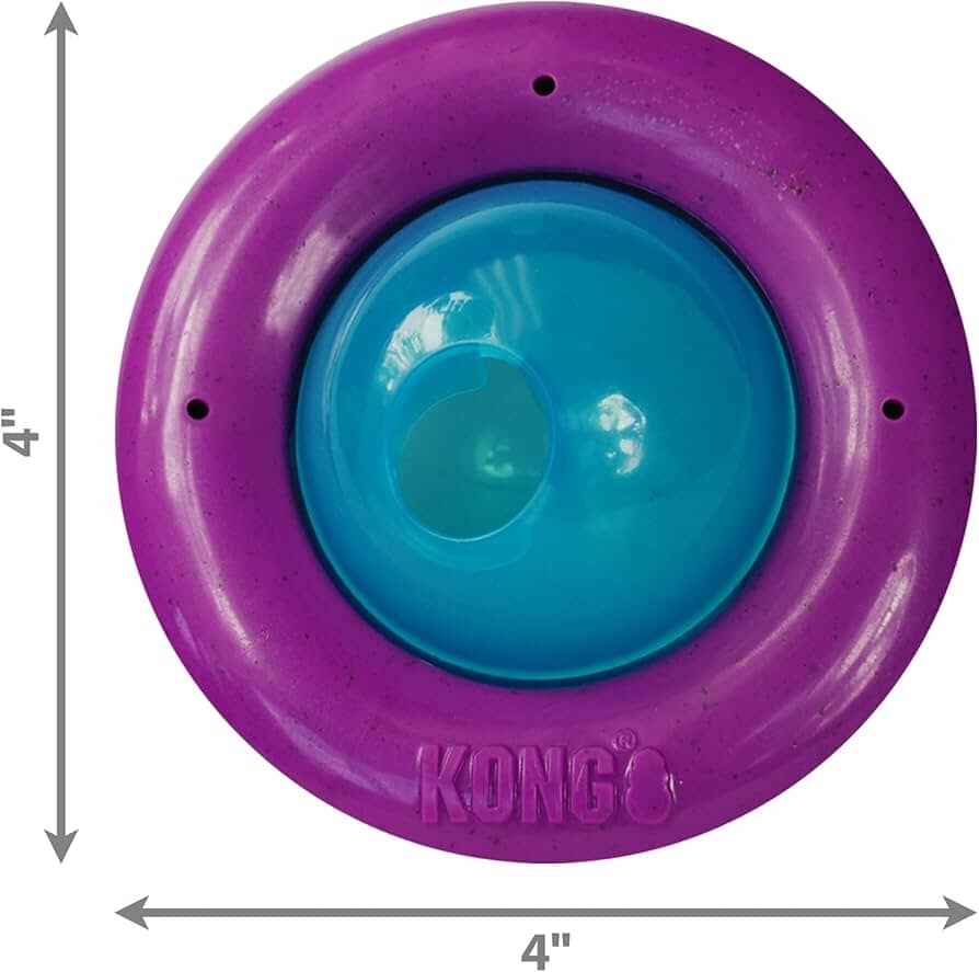 Kong Gyro Treat Dispensing and Spinning Catnip Infused Interactive Cat Toy - Image 3