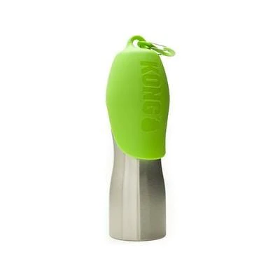 Kong H2O Insulated Stainless Steel Travel Pet Water Bottle - Green - 25 Oz