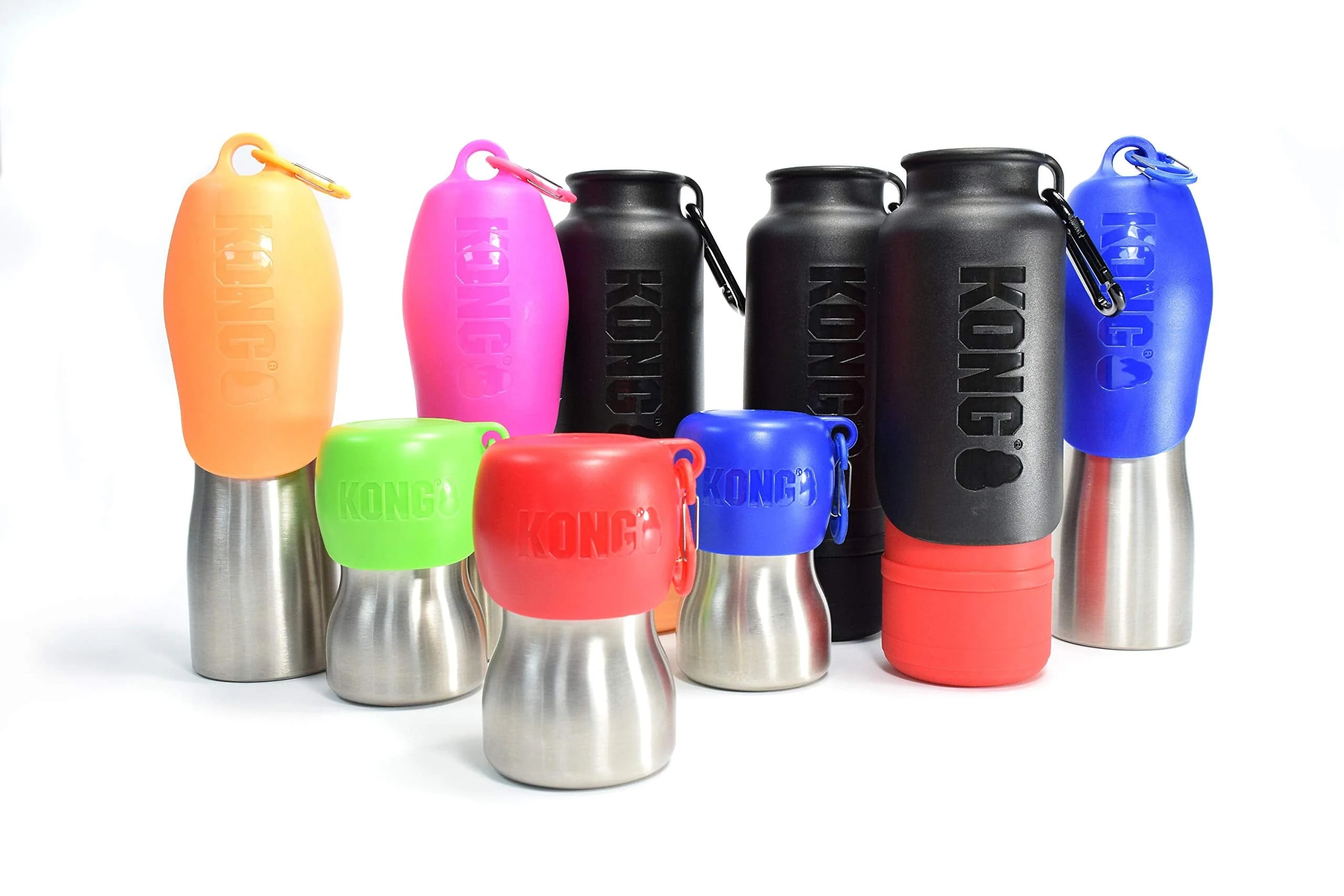 Kong H2O Insulated Travel Pet Water Bottle - Orange - 25 Oz - Image 3