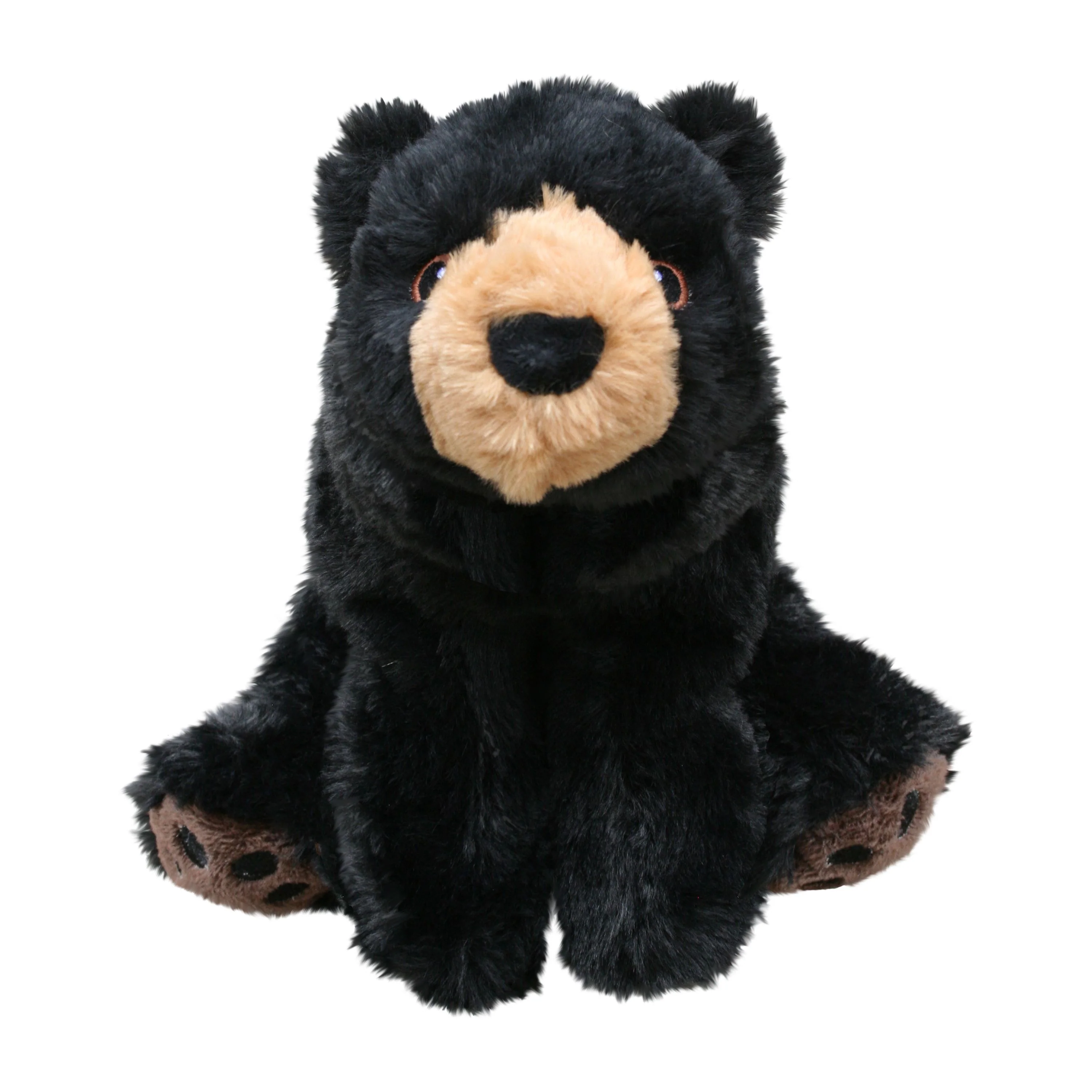Kong Kiddos Bear Black Dog Toy with Removable Squeaker - Large - Image 2