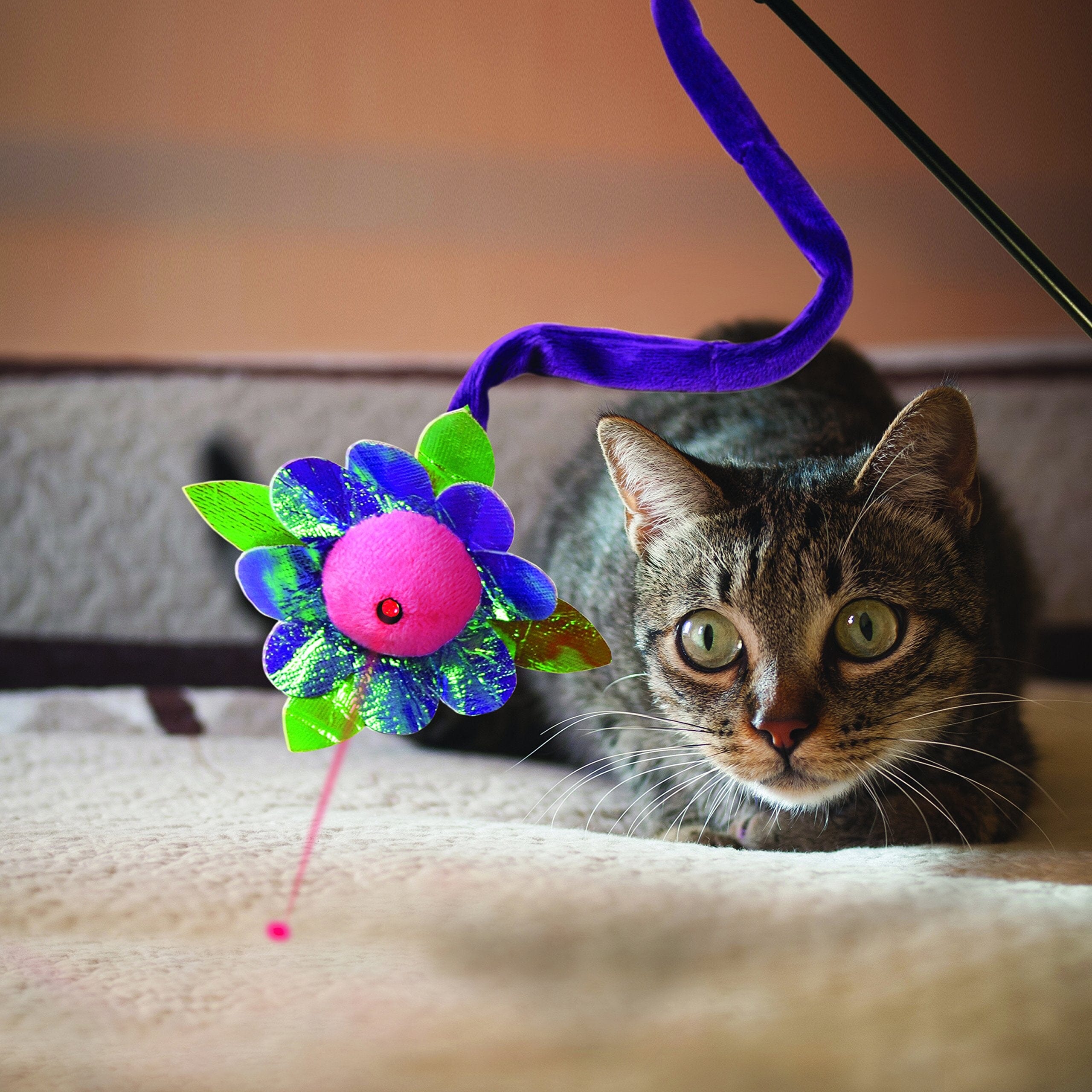 Kong Lazer Teaser with Assorted Characters Cat Toy - Image 2