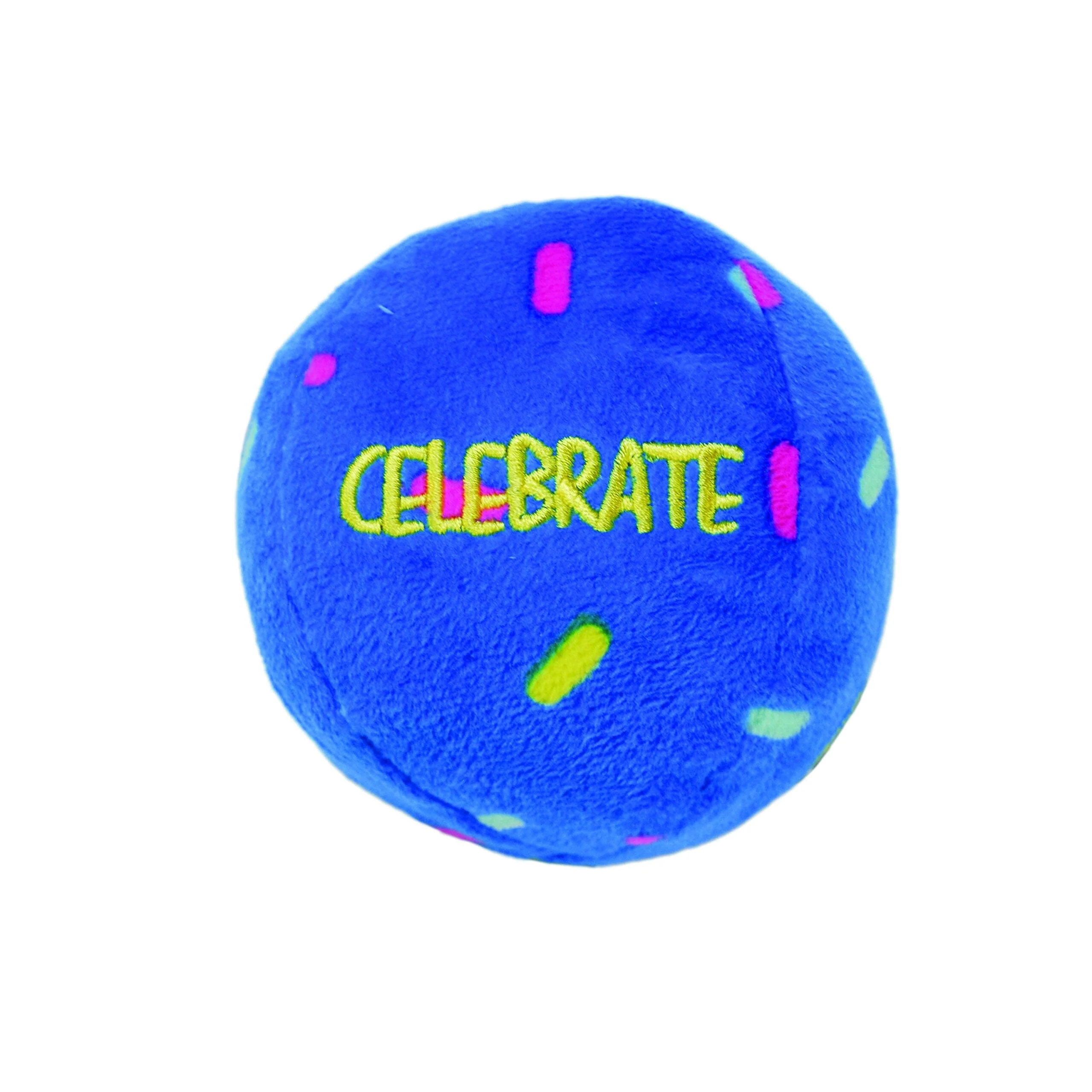 Kong Occasions Birthday Balls Squeaking Dog Toy - Small - 2 Pack - Image 3