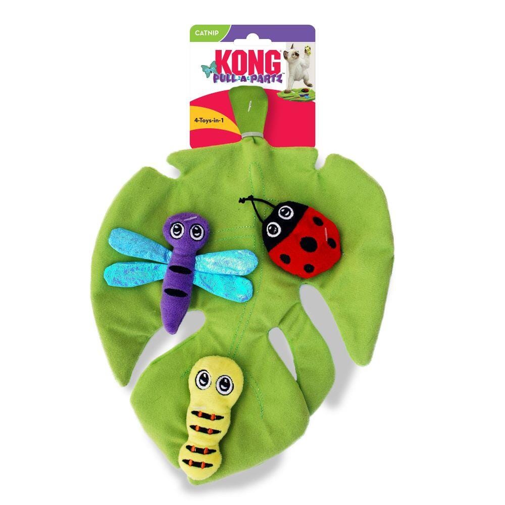 Kong Pull-a-Partz Bugz 4-Piece Catnip Cat Toy
