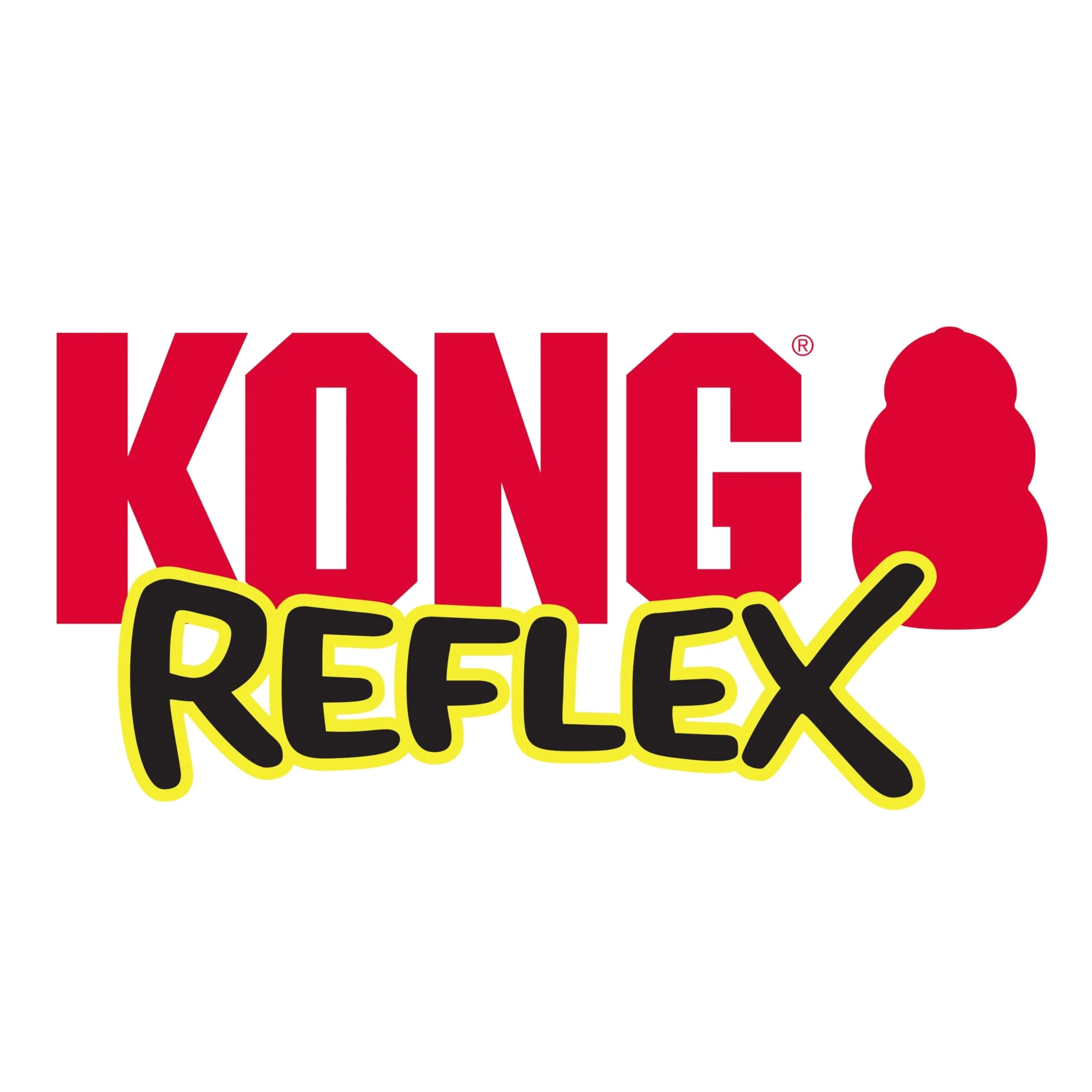 Kong Reflex Stick Fetch and Floating Dog Toy - Yellow - Medium - Image 4