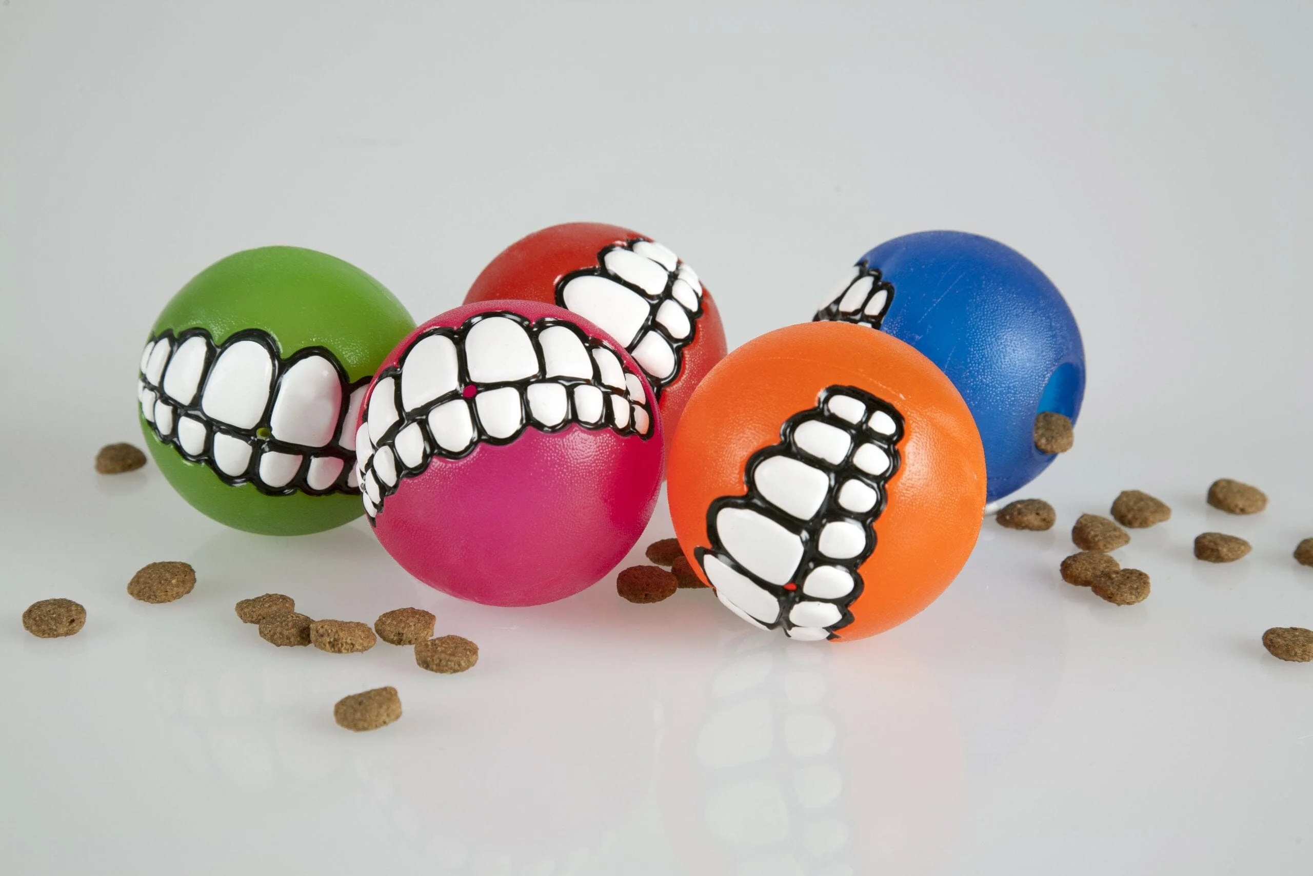 Kong Rogz Grinz Treat Ball Dog Toy - Medium - 2.4" Inches - Image 2
