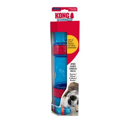 Kong Scuttle Pod Interactive Puzzle Treat-Dispensing Slow Feeding Dog Toy - Large