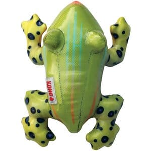 Kong Shieldz Tropics Frog Dog Toy - Medium