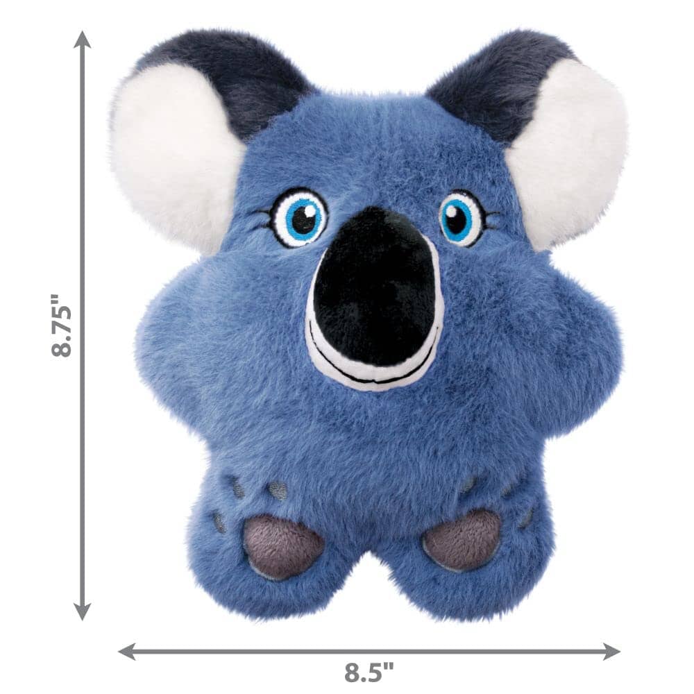 Kong Snuzzles Koala Plush and Squeaker Dog Toy - Blue - Medium - Image 2