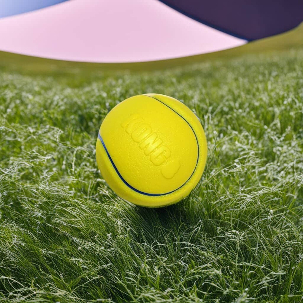 Kong Squeezz Tennis Balls Squeak and Fetch Dog Toys - Bulk - Assorted - Large - Image 4