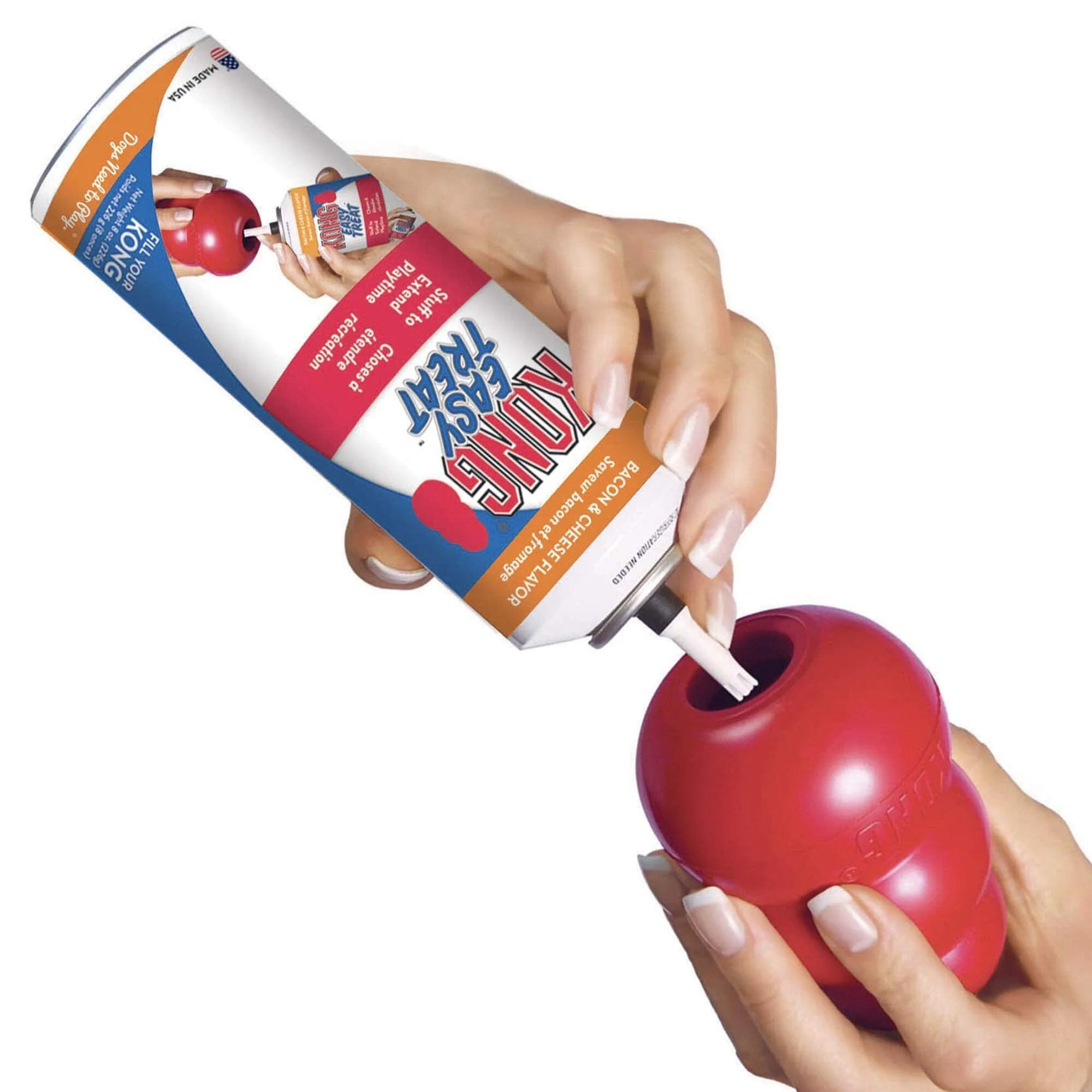 Kong Stuffn' Easy Bacon and Cheese Recipe Dog Paste - Compatible with Kong Dog Toys - 8 Oz - Image 2