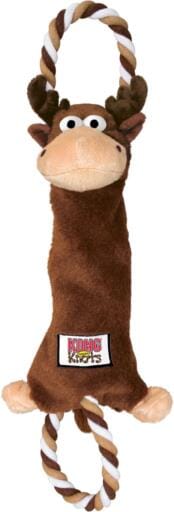 Kong Tugger Knots Moose Tug-of-War Plush and Rope Dog Toy - Medium and Large - Image 2