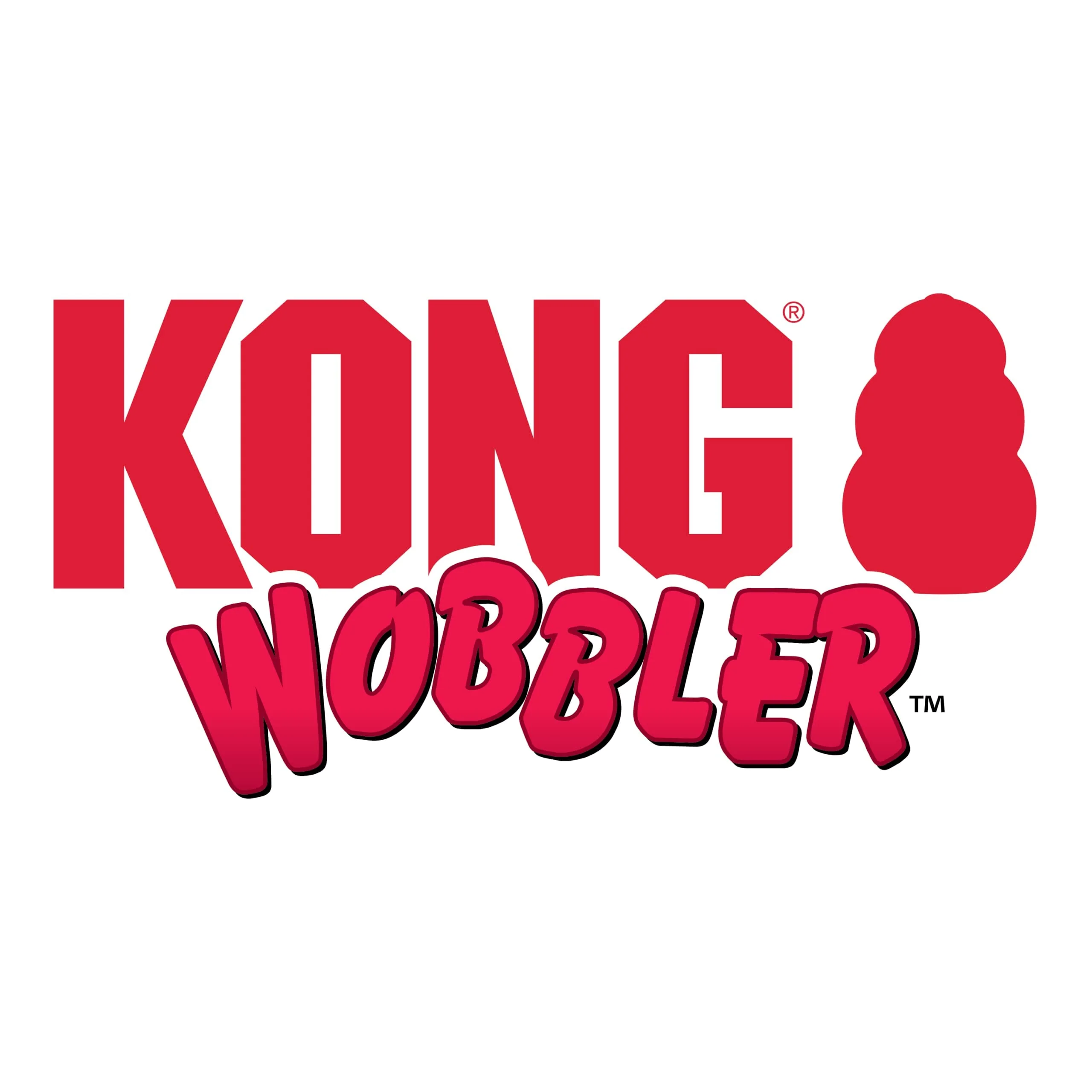 Kong Wobbler Interactive Treat Dispening Dog Toy - Red - Large - Image 5